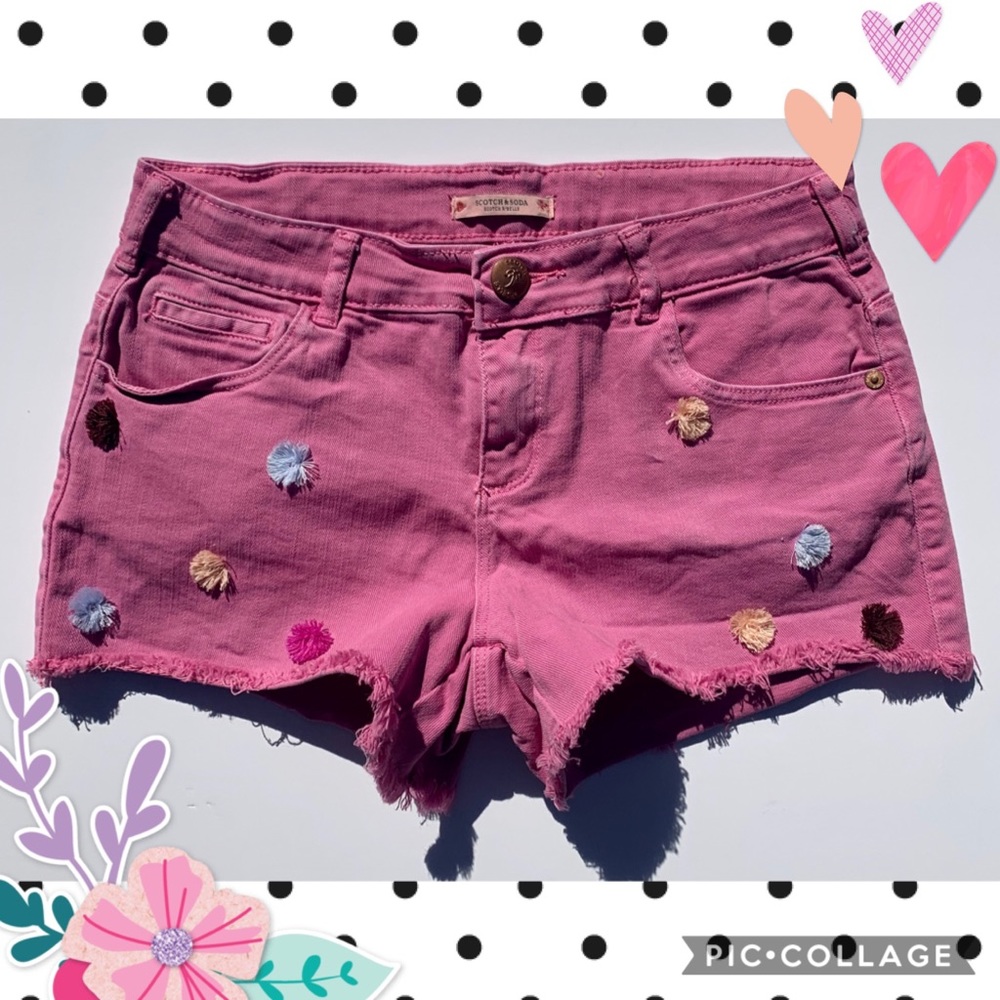 Girls colored shorts
